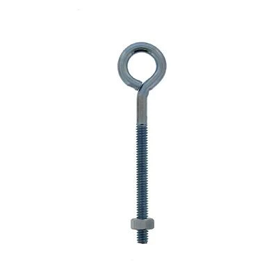 1/4 Inch X 4 Inch Zinc Plated Eye Bolt - Model 61397