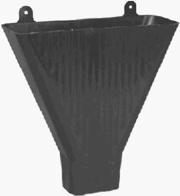 Brown Plastic Funnel For 2" X 3" Downspouts - Durable And Versatile