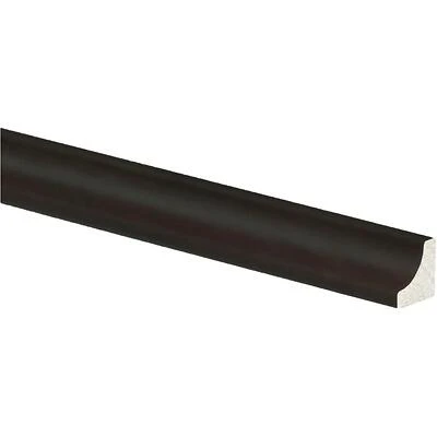 Inteplast Black Polystyrene Cove Ceiling Corner Molding – 8 ft Length, 11/16 in Width