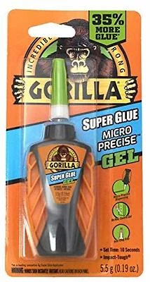Gorilla Clear Heavy‑Duty Spray Adhesive 4 oz – Fast‑Bond, Non‑Yellowing