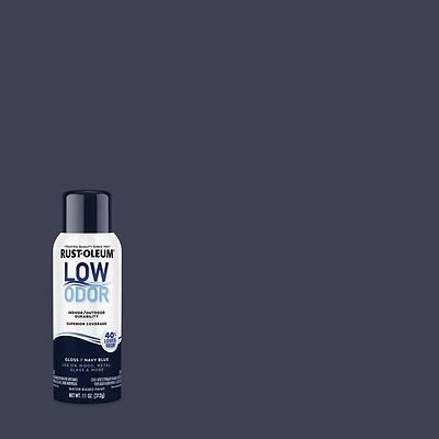 Rust-Oleum 388271 Low Odor Gloss Navy Blue Spray Paint, 11 Oz
