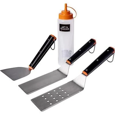 Traeger BAC847 Stainless Steel Flat-Top Grill Tool Kit