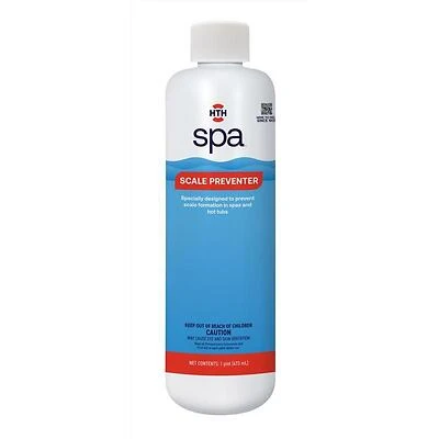HTH 86245 Spa Scale Preventer Liquid, 1 Pt.
