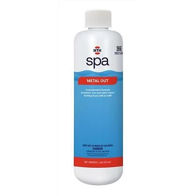 HTH 86246 Spa Metal-Out Liquid Treatment, 16 oz