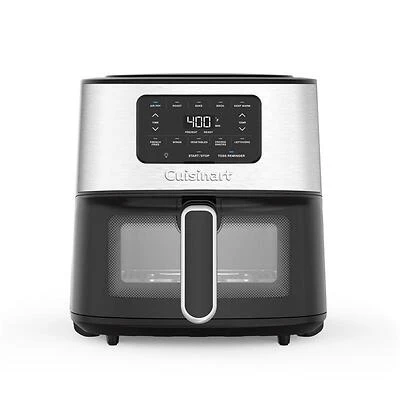 Cuisinart AIR-200NAS 6‑Quart Digital Basket Air Fryer – 1800 W Black Stainless