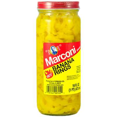 Pepper Hot Banana Hot Sauce – 14.6 oz Tropical Spicy Condiment