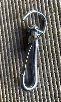 Round Swivel Spring Snap Hook, 3/8 In., Heavy Duty