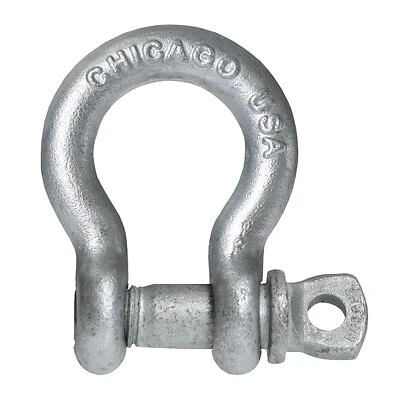 Hillman H322054 FG Anchor Shackle with 3/8 In Pin, Marine Fastener