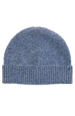 Knit Cuffed Beanie Flexible Size Oatmeal For Men