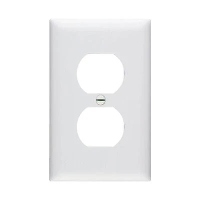 Plate Duplex 1G White TP8WCC100