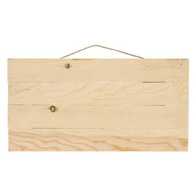 Pallet Plaque Pine 16x8.25 57508