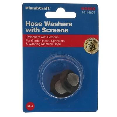 HOSE WASHERS W/FILTER 3PK