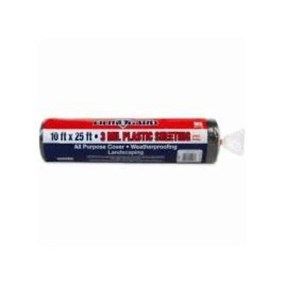 10x25 Polyfilm 3mil Black