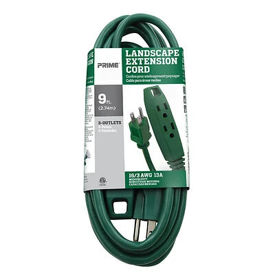 16/3 Outdoor Ext Cord 9' 04006ME