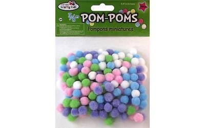 Pom Poms Pastel 200pc KC207