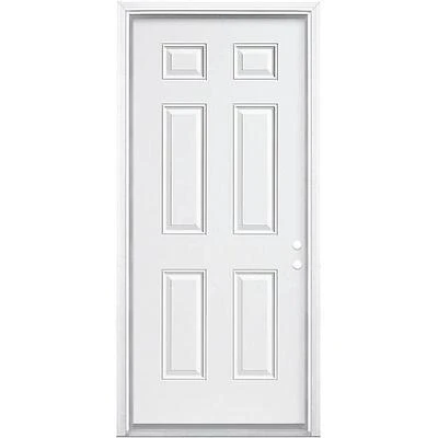 32" LH FLUSH FIBERGLASS DOOR