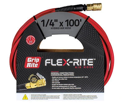 1/4"x100" Hybrid Red Comp Hose