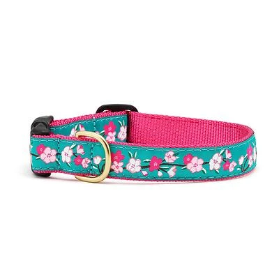 Cherry Blossoms Collar MED WIDE