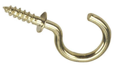 HOOK CUP BRS 1" 9165