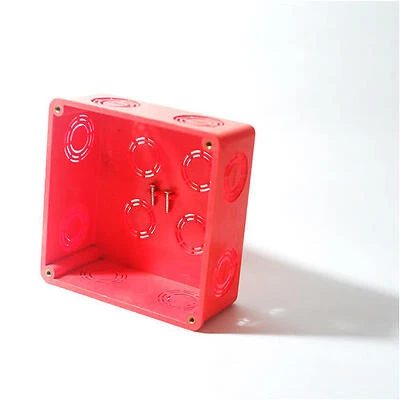 COVER BOX SQUARE 4" PVC