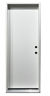 30" LH FLUSH FIBERGLASS DOOR