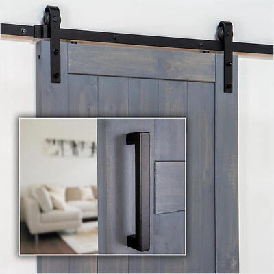 BLACK IRON BARN DOOR HARDWRE KIT