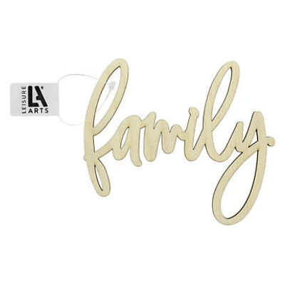 Wood Family Sign 5.75" 52887