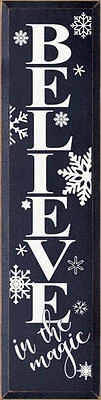 Wood Believe Sign 4" 52888