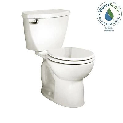 Cadet 3 Tall Height Complete 2-Piece 1.28 GPF Single Flush Round Toilet in White with Slow Close Seat