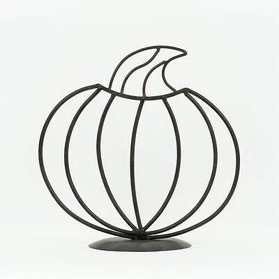 12" Asst Metal Pumpkin