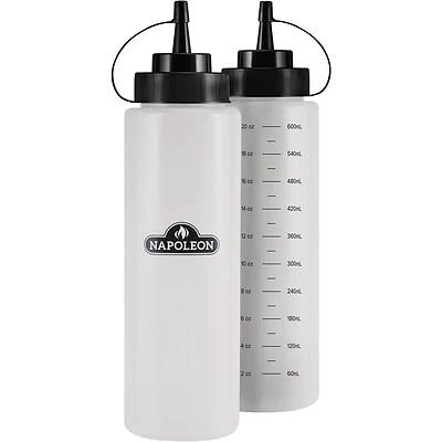 Napoleon Essential Series 600ml Dual Squeeze Bottles for Griddle Cooking
