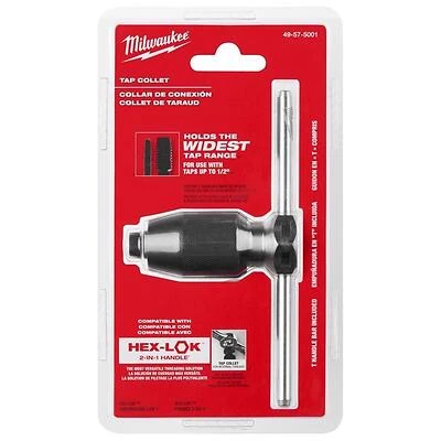 Milwaukee 49-57-5001 Metal Tap Collet, Dual-Jaw T-Handle