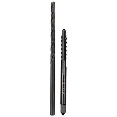 Milwaukee 49-57-5515 High Carbon Steel SAE NC Plug Tap & Drill Bit Set, 2-Piece