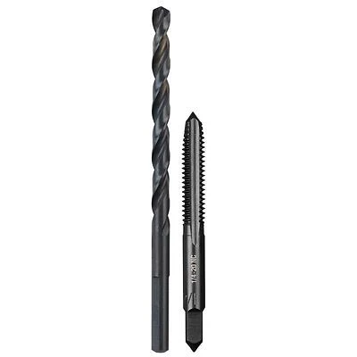 Milwaukee 49-57-5534 Tap & Drill Bit Set, High Carbon Steel, SAE NC, 2-Piece