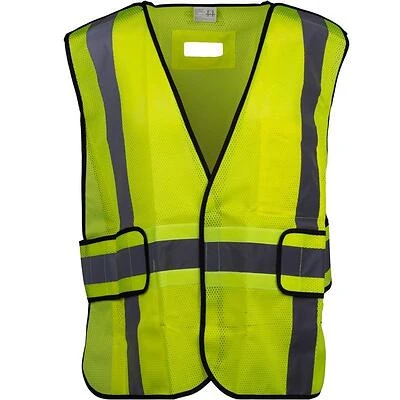PIP Pro Safety PRO56206-LXL High-Visibility Yellow Reflective Vest, L/XL