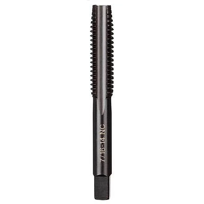 Milwaukee 49-57-5155 7/16-14 Coarse Straight Flute Plug Tap, High Speed Steel