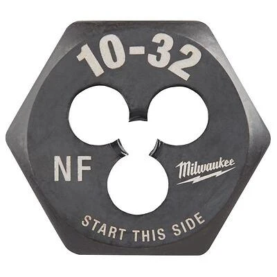 Milwaukee 49-57-5327 1-In Hex Threading Die, 10-32 Fine Thread, HCS