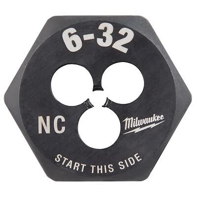 Milwaukee 49-57-5315 Hex Threading Die, #6-32 NC, 1 In.