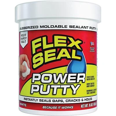 Power Putty White 1 lb Triple Pack – 32‑in Sticks