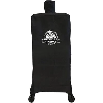 Pit Boss 40464 Black Smoker Cover – 25" x 25" x 48" Polyester/PVC Shield