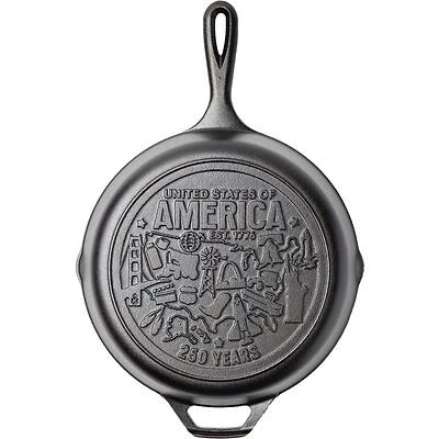 Lodge Seasoned 10‑1/4‑in Cast Iron Skillet – 250th Anniversary Edition