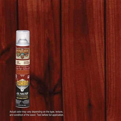 Turbo Spray Mahogany Wood Stain – 24 oz Oil‑Based Aerosol Finish