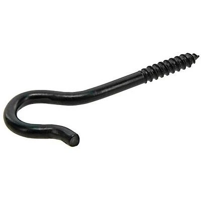 Hillman 0.225" x 3-7/8" Black Ceiling Hook