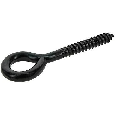 Hillman 1/2" x 5.5" Black Eye Bolt