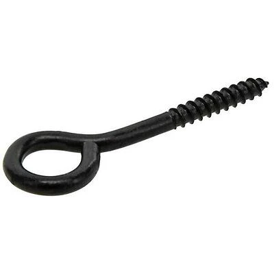 Hillman 1/4" x 3" Black Eye Lag Screw