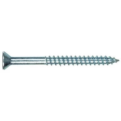 Hillman #4 Flat-Head Phillips Wood Screw – 1/2 in., Zinc-Coated, 100‑Pack
