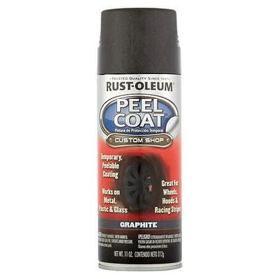 Peel Coat Temporary Coating, Graphite, 11-oz.