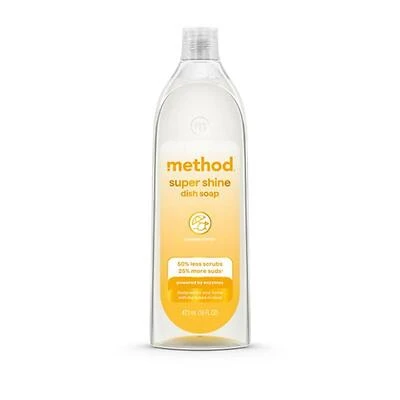 Method 11296 Coastal Citron Dishwashing Liquid, 16 Oz