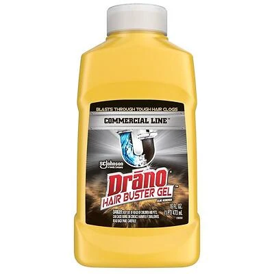 Drano Commercial 16‑oz Gel Hair Blockage Eliminator