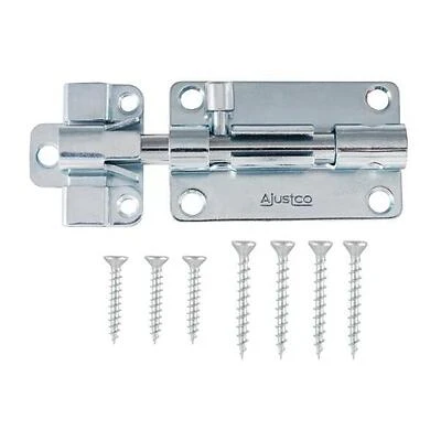 Hillman AjustLock Barrel Bolt, Zinc (4")
